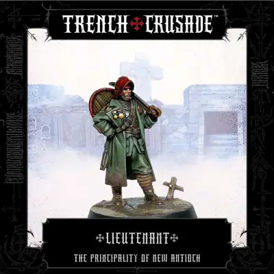 Figurine trench crusade lieutenant